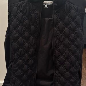 NWT Pebble Beach Women's Black Quilted Vest